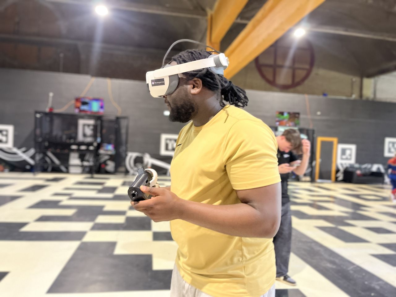 Session de réalité virtuelle chez Team Square